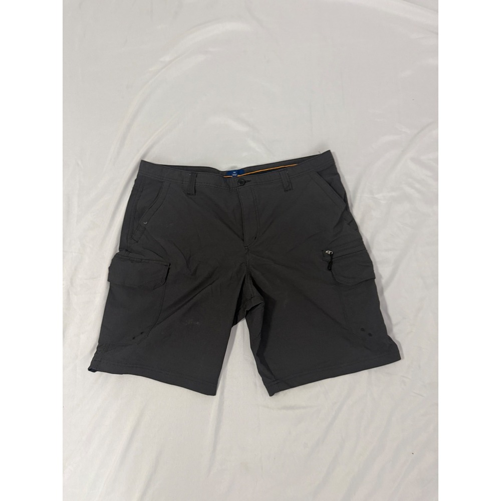 George Mens Cargo Shorts Charcoal Gray Size 40 Outdoor Utility Hiking Casual